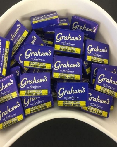 Picture of GRAHAMS SCOTTISH SALTED BUTTER PORTIONS 500x7G