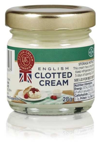 Picture of CLOTTED CREAM JARS LONG LIFE COOMBE CASTLE 24x28G