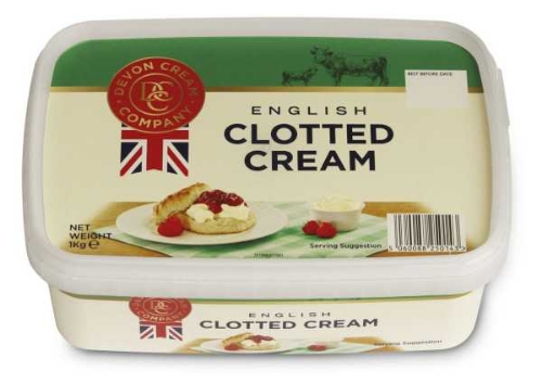 Picture of CLOTTED CREAM LONG LIFE COOMBE CASTLE 1KG