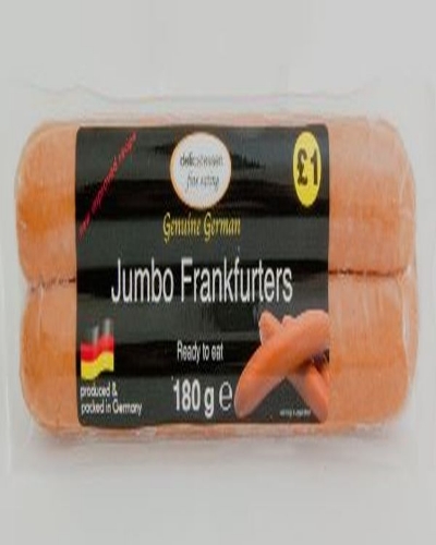 Picture of JUMBO FRANKFURTER 2s £1