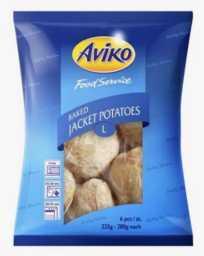 Picture of FROZEN AVIKO BAKED JACKET POTATOES 4x1.5KG (APPROX 24 PER CASE)