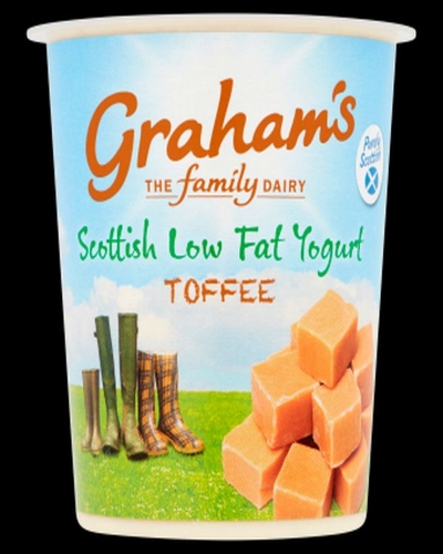 Picture of GRAHAMS SCOTTISH LOW FAT TOFFEE YOGURT 12X150G