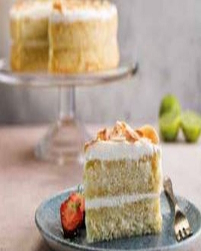 Picture of FROZEN COBBS GLUTEN FREE VEGAN LIME & COCONUT CAKE 14 PORTIONS