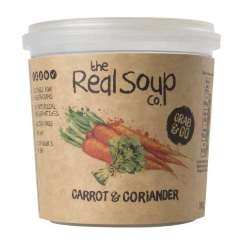 Picture of REAL SOUP CARROT & CORIANDER 6X380G