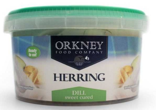 Picture of ORKNEY DILL SWEET CURED HERRING 1.2KG