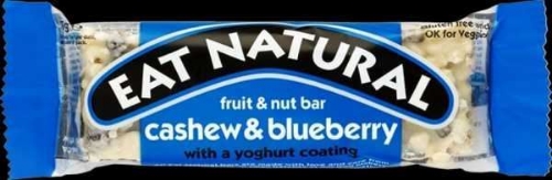 Picture of EAT NATURAL CASHEW & BLUEBERRY WITH A YOGHURT COATING 12X45G