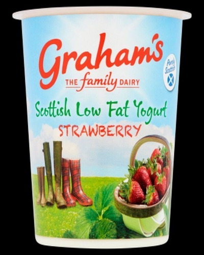 Picture of GRAHAMS SCOTTISH LOW FAT STRAWBERRY YOGURT 12X150G