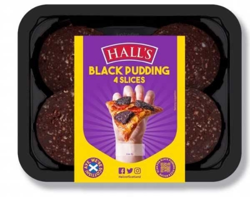 Picture of HALLS BLACK PUDDING 4 SLICES 6x200G