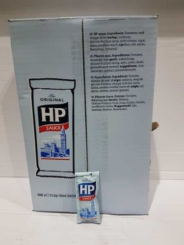 Picture of HP BROWN SAUCE SACHETS 200x10ML