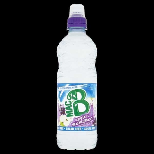 Picture of MAC B APPLE & BLACKCURRANT FLAVOURED SPRING WATER 12x500ML