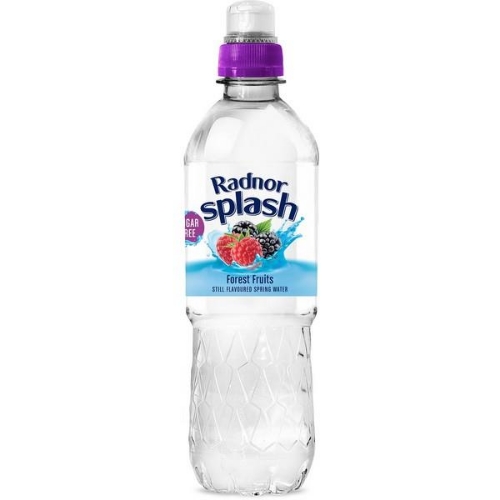 Picture of RADNOR SPLASH FOREST FRUITS FLAVOURED STILL WATER 12x500ML