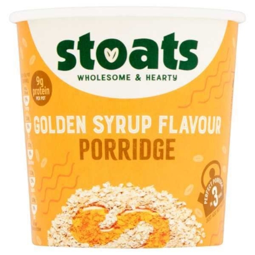 Picture of STOATS GOLDEN SYRUP PORRIDGE QUICK POT 60G