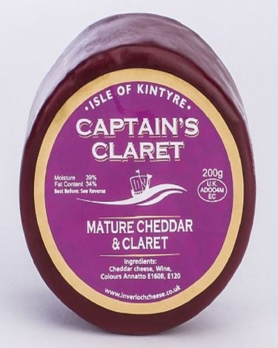 Picture of ISLE OF KINTYRE CAPTAINS CLARET TRUCKLE 200G
