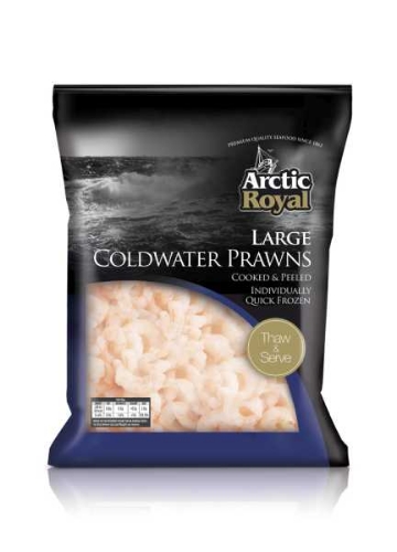 Picture of FROZEN ARCTIC ROYAL LARGE COOKED & PEELED COLDWATER PRAWNS 150/250s 5x2KG