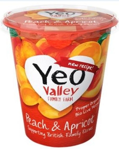 Picture of YEO VALLEY PEACH & APRICOT YOGURT 6 X 450G