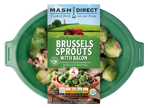 Picture of MASH DIRECT  BRUSSEL SPROUTS WITH BACON  280G