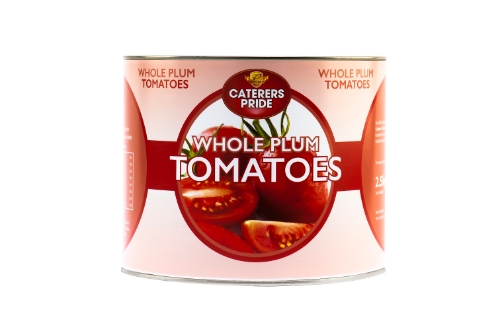 Picture of PEELED WHOLE PLUM TOMATOES IN TOMATO JUICE 6x2.5KG