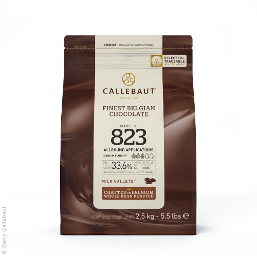 Picture of CALLEBAUT MILK CHOCOLATE DROPS 2.5KG