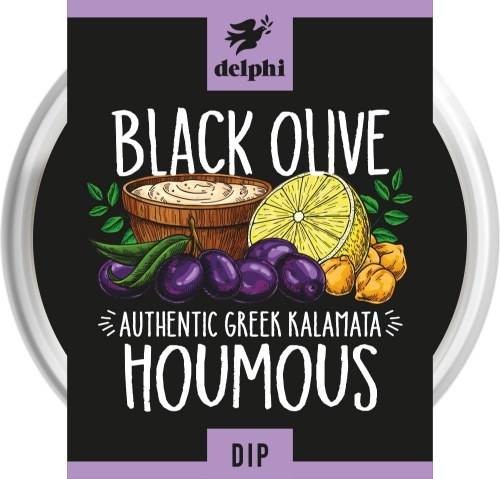 Picture of DELPHI BLACK OLIVE HOUMOUS DIP 170G