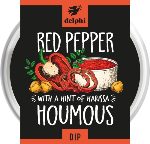 Picture of DELPHI RED PEPPER HOUMOUS  DIP 170G