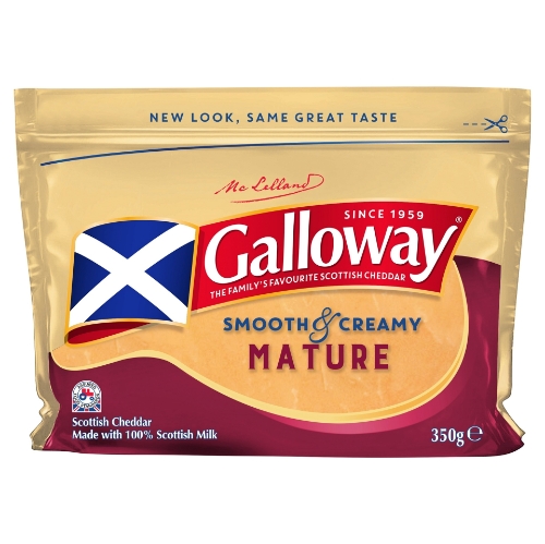 Picture of GALLOWAY MATURE CHEDDAR COLOURED 10X350G