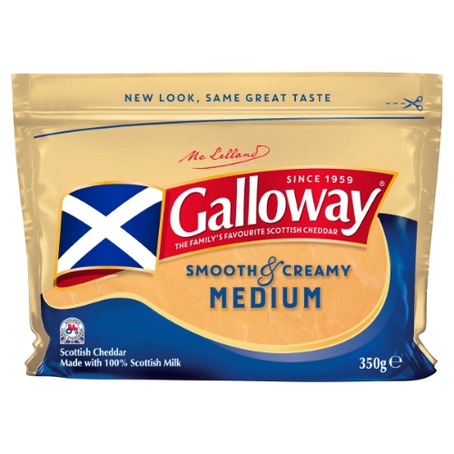 Picture of GALLOWAY MEDIUM CHEDDAR COLOURED 10X350G