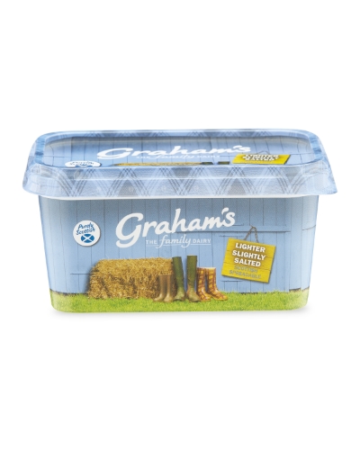Picture of GRAHAMS LIGHTER SLIGHTLY SALTED SPREADABLE BUTTER 12x500G