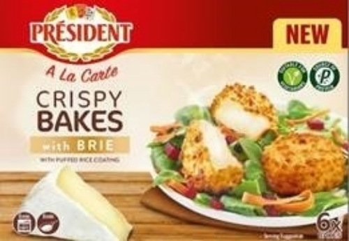 Picture of PRESIDENT A LA CARTE CRISPY BAKES WITH BRIE 6x150G