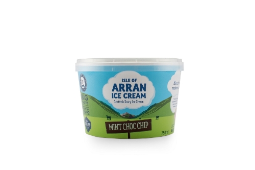 Picture of FROZEN ISLE OF ARRAN ICE CREAM MINT CHOC CHIP 6X750ML