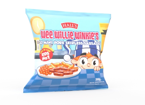 Picture of FROZEN WEE WILLIE WINKIE 30 MINI SKINLESS SAUSAGES 20X300G