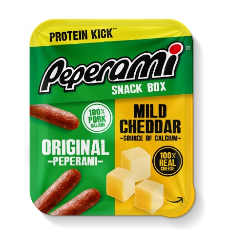 Picture of PEPERAMI AND CHEESE SNACK BOX 6X50G