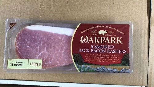 Picture of OAKPARK SMOKED BACON 20X150G