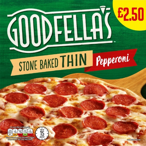 Picture of FROZEN GOODFELLAS PIZZA PEPPERONI 7X332G £2.50 PMP