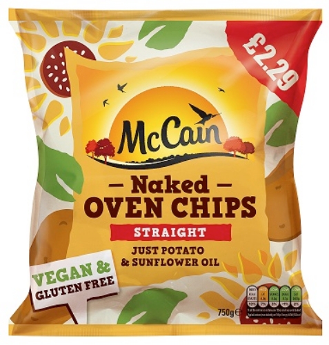 Picture of FROZEN MCCAIN NAKED OVEN CHIPS SC 15X750G £2.29 PMP