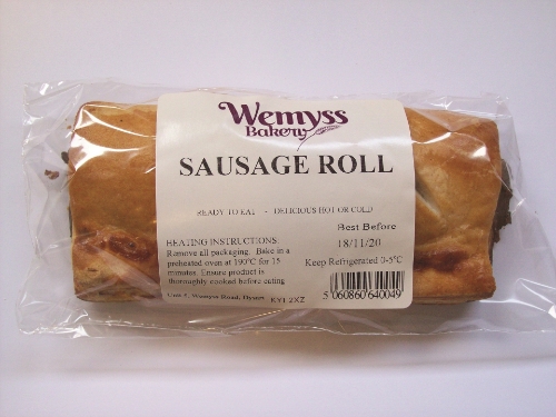 Picture of WEMYSS BAKERY SAUSAGE ROLL SINGLE