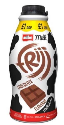 Picture of FRIJJ CHOCOLATE FLAVOURED MILK UHT 10x400ML £1.00 PMP