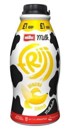 Picture of FRIJJ BANANA FLAVOURED MILK UHT 10x400ML £1.00 PMP