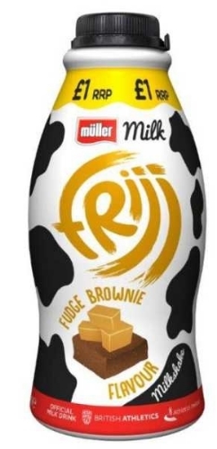 Picture of FRIJJ FUDGE BROWNIE FLAVOURED MILK UHT 10x400ML £1.00 PMP