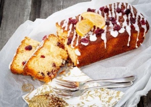 Picture of FROZEN COBBS CRANBERRY & ORANGE DRIZZLE LOAF 2s GLUTEN FREE