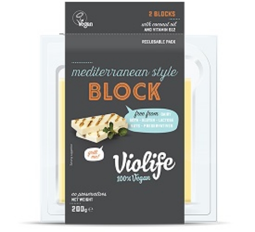 Picture of VIOLIFE VEGAN MEDITERRANEAN STYLE BLOCK CHEESE 8x200G