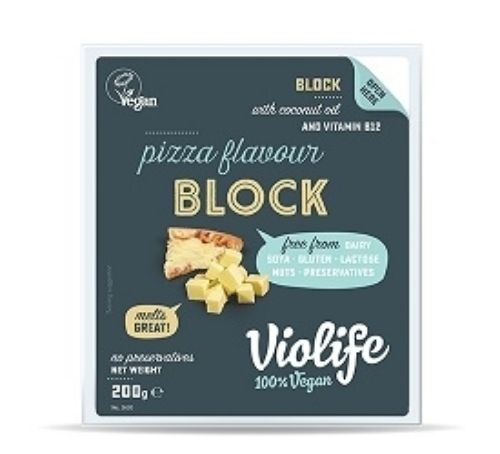 Picture of VIOLIFE VEGAN PIZZA FLAVOUR BLOCK CHEESE 13x200G