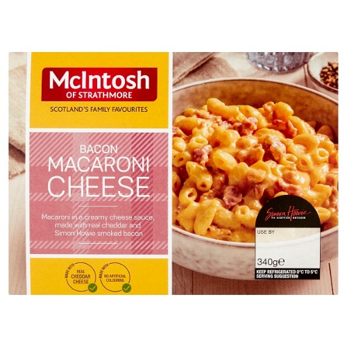 Picture of MCINTOSH BACON MACARONI CHEESE 340G