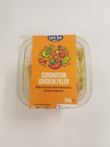 Picture of LET'S EAT CORONATION CHICKEN FILLER 200G