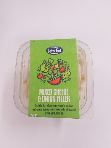 Picture of LET'S EAT MIXED CHEESE & ONION FILLER 200G