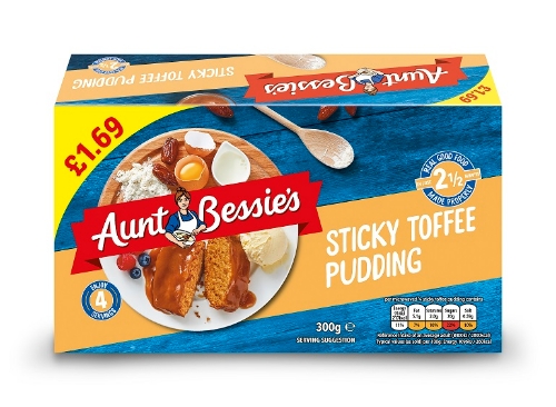 Picture of FROZEN AUNT BESSIES STICKY TOFFEE PUDDING 6X300G £1.69 PMP