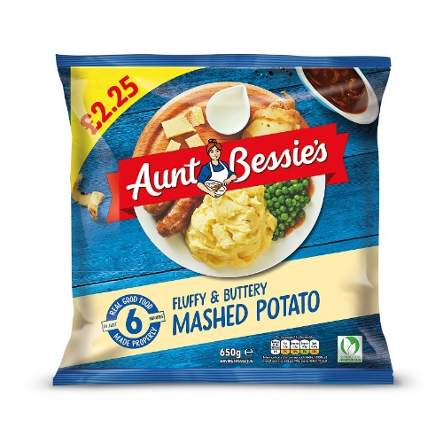 Picture of FROZEN AUNT BESSIES MASHED POTATO 8X650G £2.25 PMP