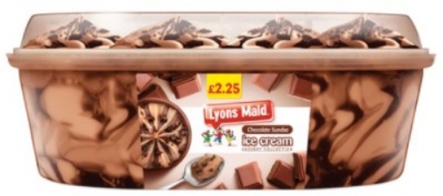 Picture of FROZEN LYONS MAID CHOCOLATE SUNDAE 8X900ML £2.25 PMP