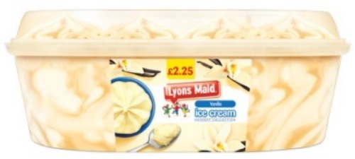 Picture of FROZEN LYONS MAID VANILLA 8X900ML £2.25 PMP