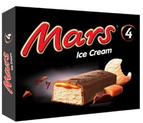 Picture of FROZEN MARS ICE CREAM MULTIPACK 12X4PK