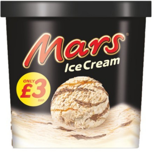 Picture of FROZEN MARS ICE CREAM TUB 8X500ML £3.00 PMP